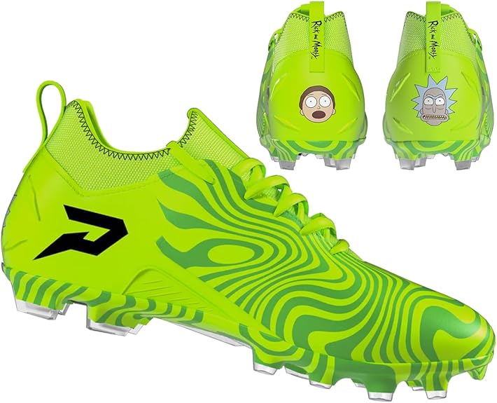 Phenom Elite Rick and Morty Football Cleats